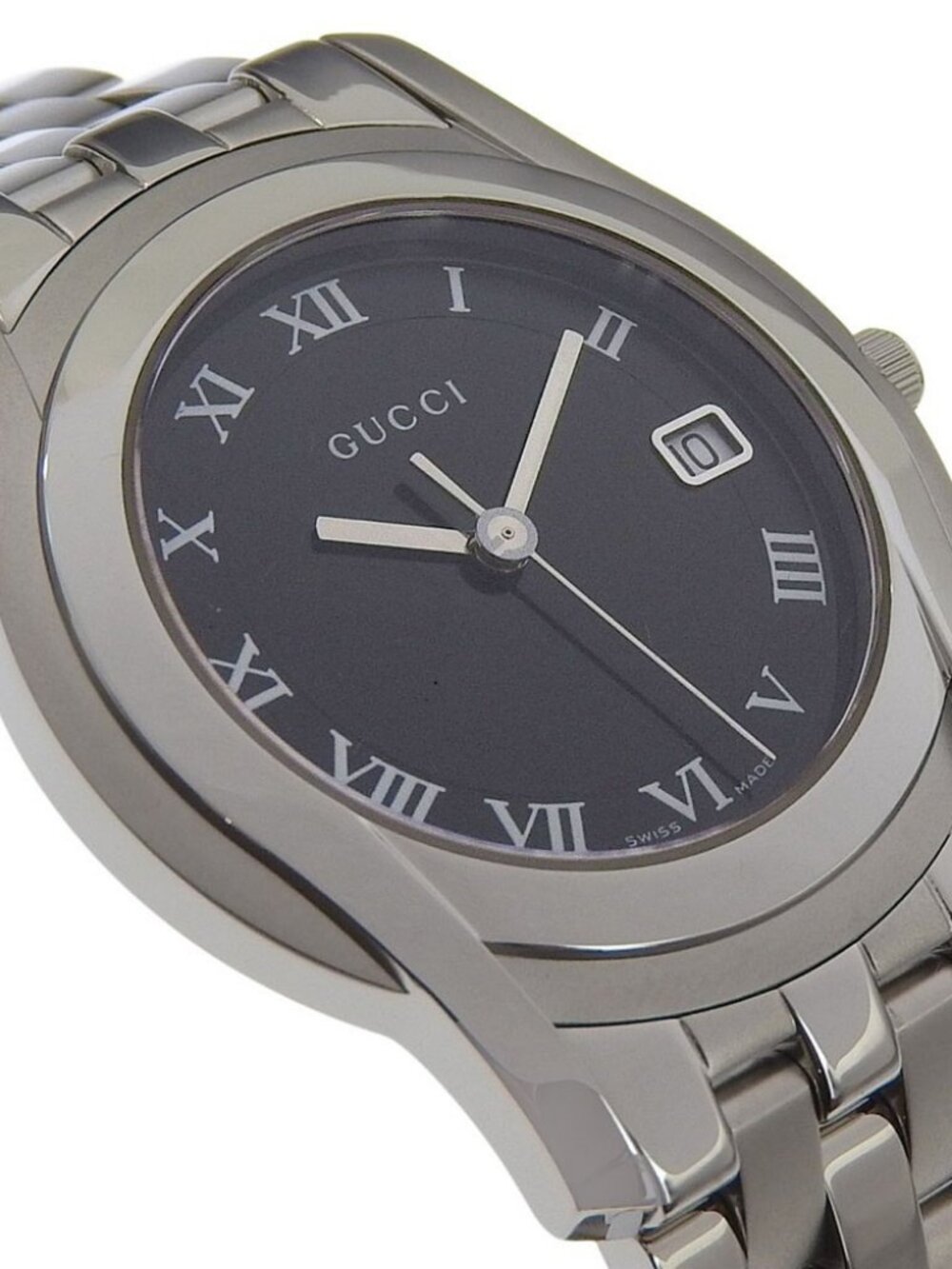 GUCCI G class Watches 5500M blackDial Stainless Steel Quartz Analog displa... - Picture 10 of 13
